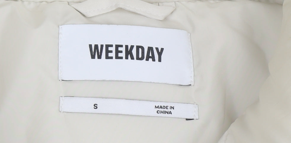 Weekday Men's Ivory Waistcoat, Size S, Casual Wear