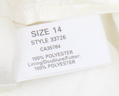 Planet Women's Ivory Sleeveless Blouse, Size 14