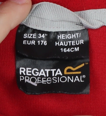 Regatta Women's Red Fleece Jacket Size 6