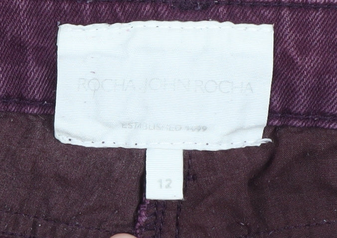 RJR.John Rocha Women’s Purple Straight Jeans Size 12