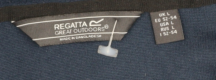 Regatta Men's Blue 1/4 Zip Sweatshirt L