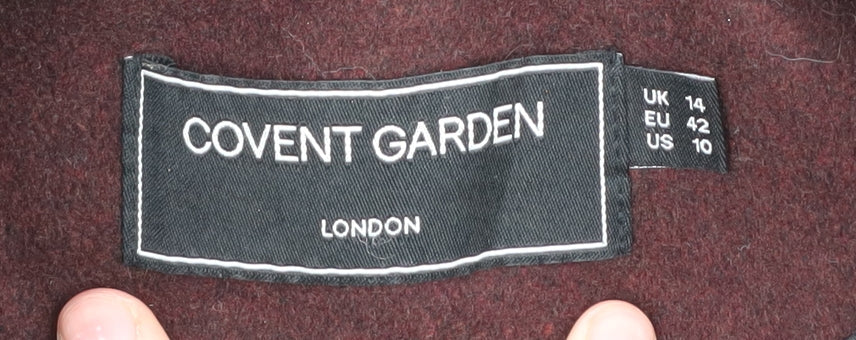 Covent Garden Women's Red Overcoat Size 14