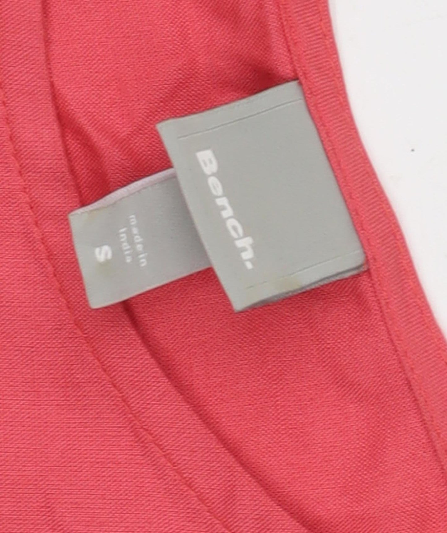 Bench Women's Pink Red Polyester Shift Dress Size S