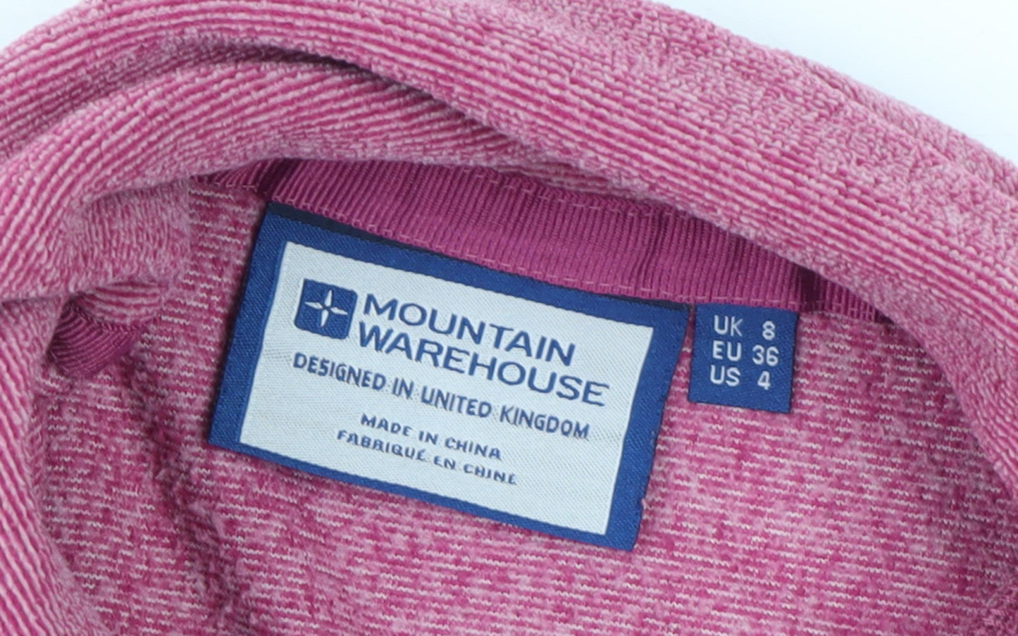 Mountain Warehouse Women's Pink Pullover Sweatshirt Size 8