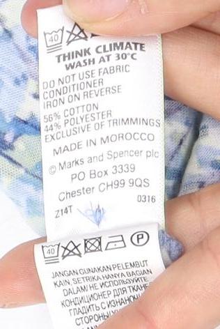 Marks & Spencer Women's Multicoloured Blouse UK 10