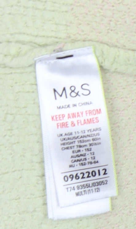 Marks & Spencer Multicoloured Girls Jumper, 11-12 Years
