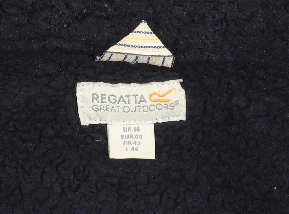 Regatta Women's Black Fleece Jacket Size 14