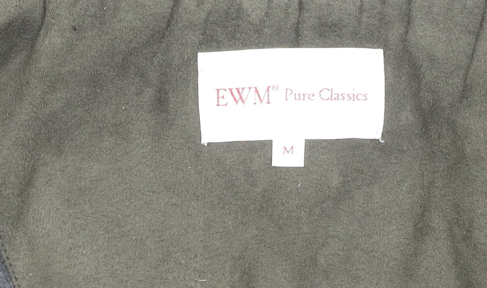 EWM Men's Green Mid-Length Jacket, Size M, Casual
