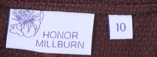 Honor Millburn Women's Red Trousers Size 10