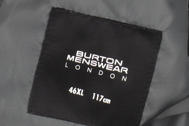 Burton Menswear Grey Check Blazer 46XL Men's Jacket