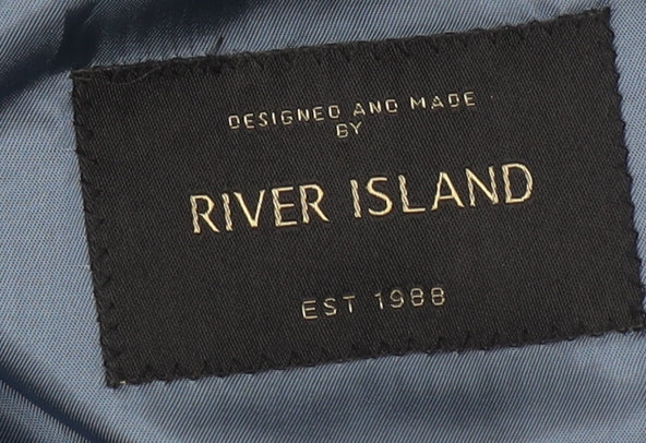 River Island Men's Blue Blazer 42 Regular
