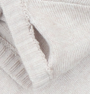 Minus Women's Beige Cardigan L Button Round Neck