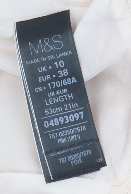Marks & Spencer Beige Women's Pencil Skirt Size 10