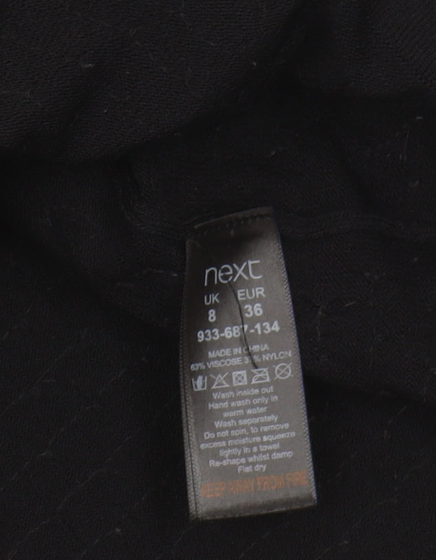 Next Women's Black Sequin Pullover Sweater Size 8