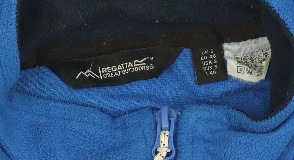 Regatta Men's Blue S 1/4 Zip Fleece Sweatshirt Outdoors