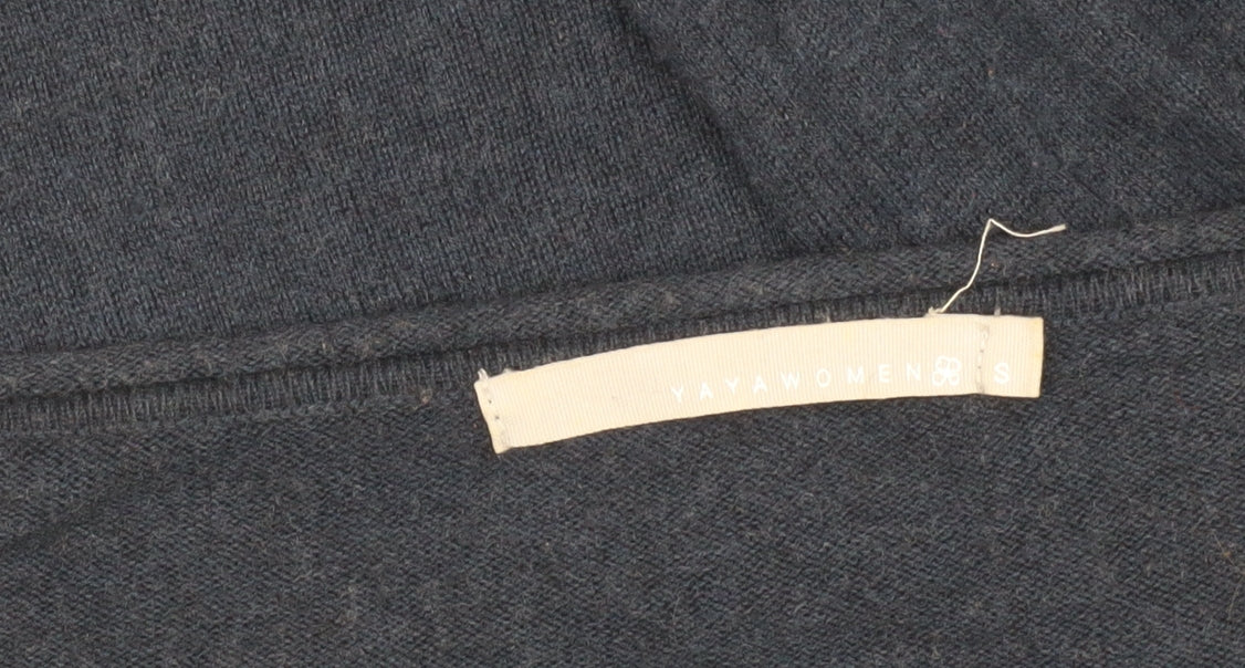 Yaya Women’s Blue Wool Blend Pullover Jumper Size S