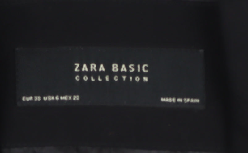 Zara Women's Black Blazer, Size 10, One-Button