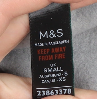 Marks & Spencer Women's Grey Cowl Neck Sweatshirt S