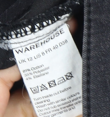 Warehouse Women's Black Skinny Jeans Size 12