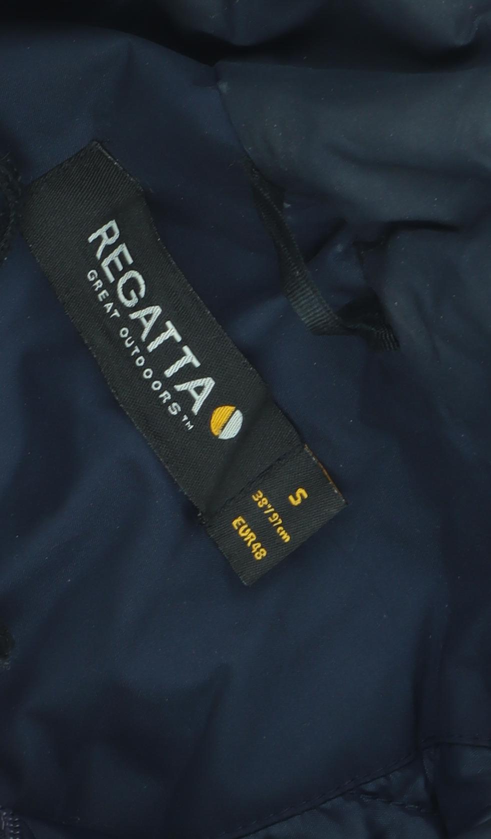 Regatta Men's Blue Parka Jacket S - Hooded Outdoor Style
