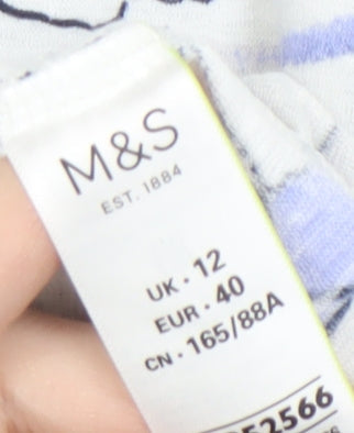 Marks & Spencer Women's Floral Top Size 12 Multicoloured