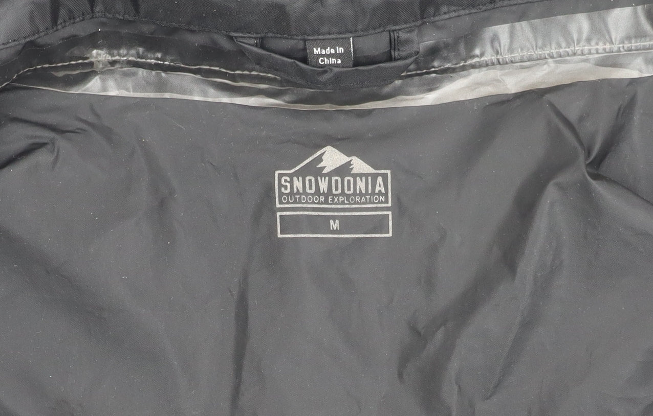 Snowdonia Men's Black Windbreaker Jacket M