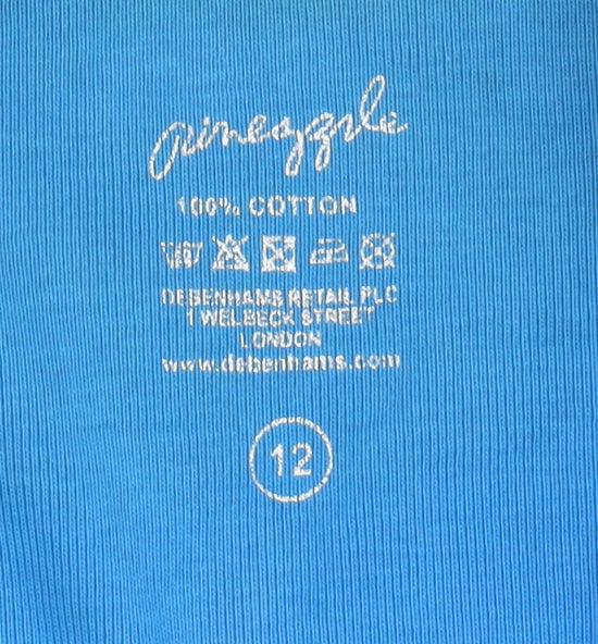 Pineapple Women's Blue Basic Jacket, Size 12, Casual Style