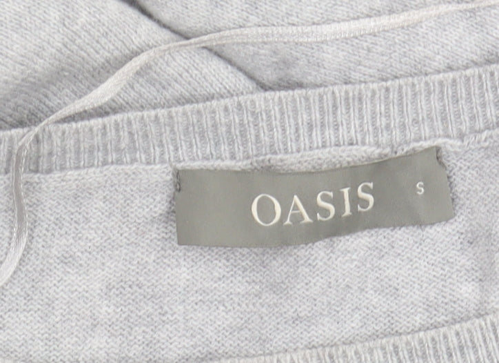 Oasis Women's Grey Pullover Jumper, Size S