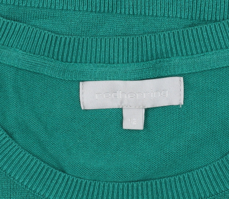 Red Herring Women's Green Pullover Jumper Size 12