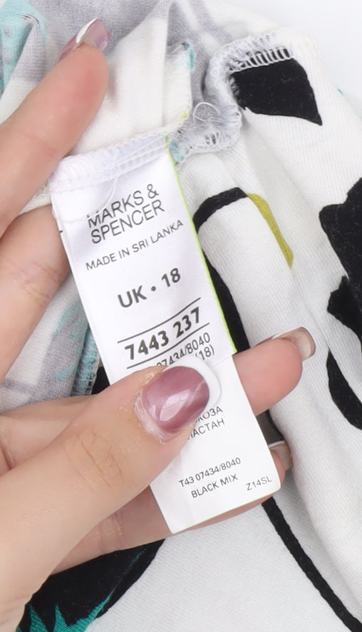 Marks & Spencer Women’s Multicoloured Floral Top