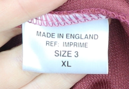 Stephen Women's Red XL Cardigan Button Detail