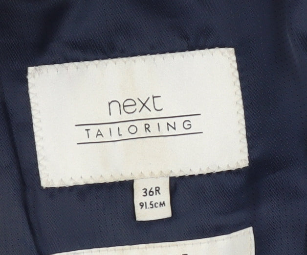 Next Men's Black Blazer, Size 36, Regular Fit