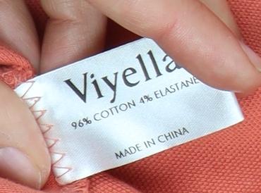 Viyella Women's Orange Collared 3/4 Sleeve Top M
