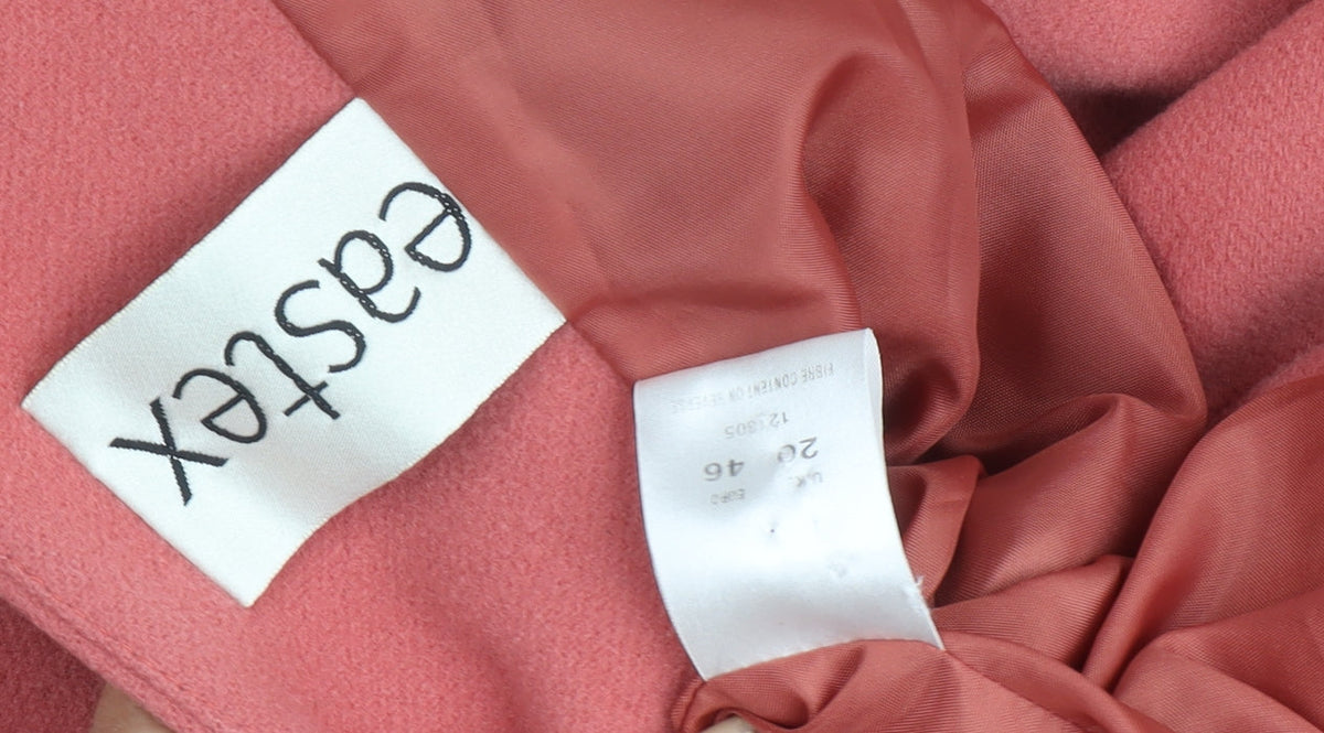 Eastex Women's Pink Wool Blazer Size 18 Business Casual
