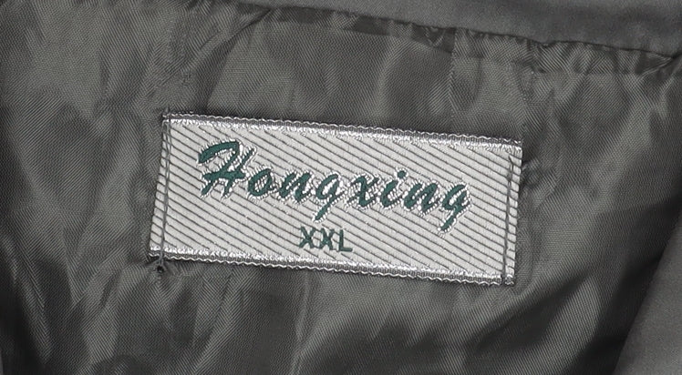 Hongxing Men's 2XL Grey Basic Jacket