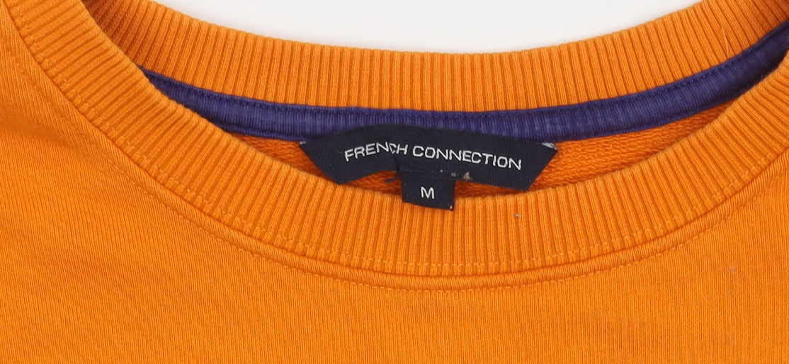 French Connection Women’s Orange M Crew Neck Jumper