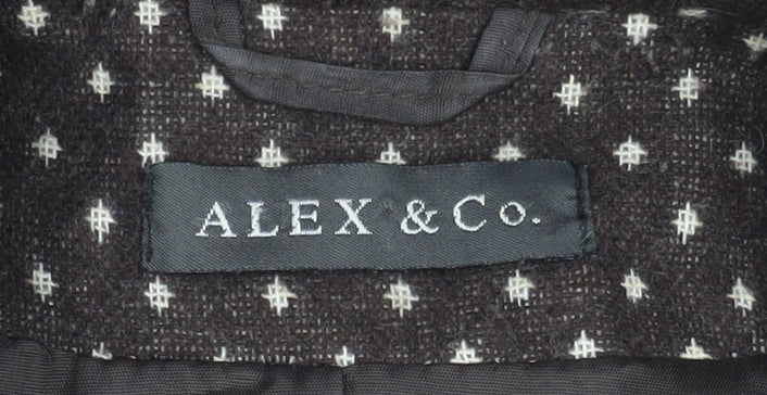 Alex & Co. Women's Black Bouclé Blazer Size 14