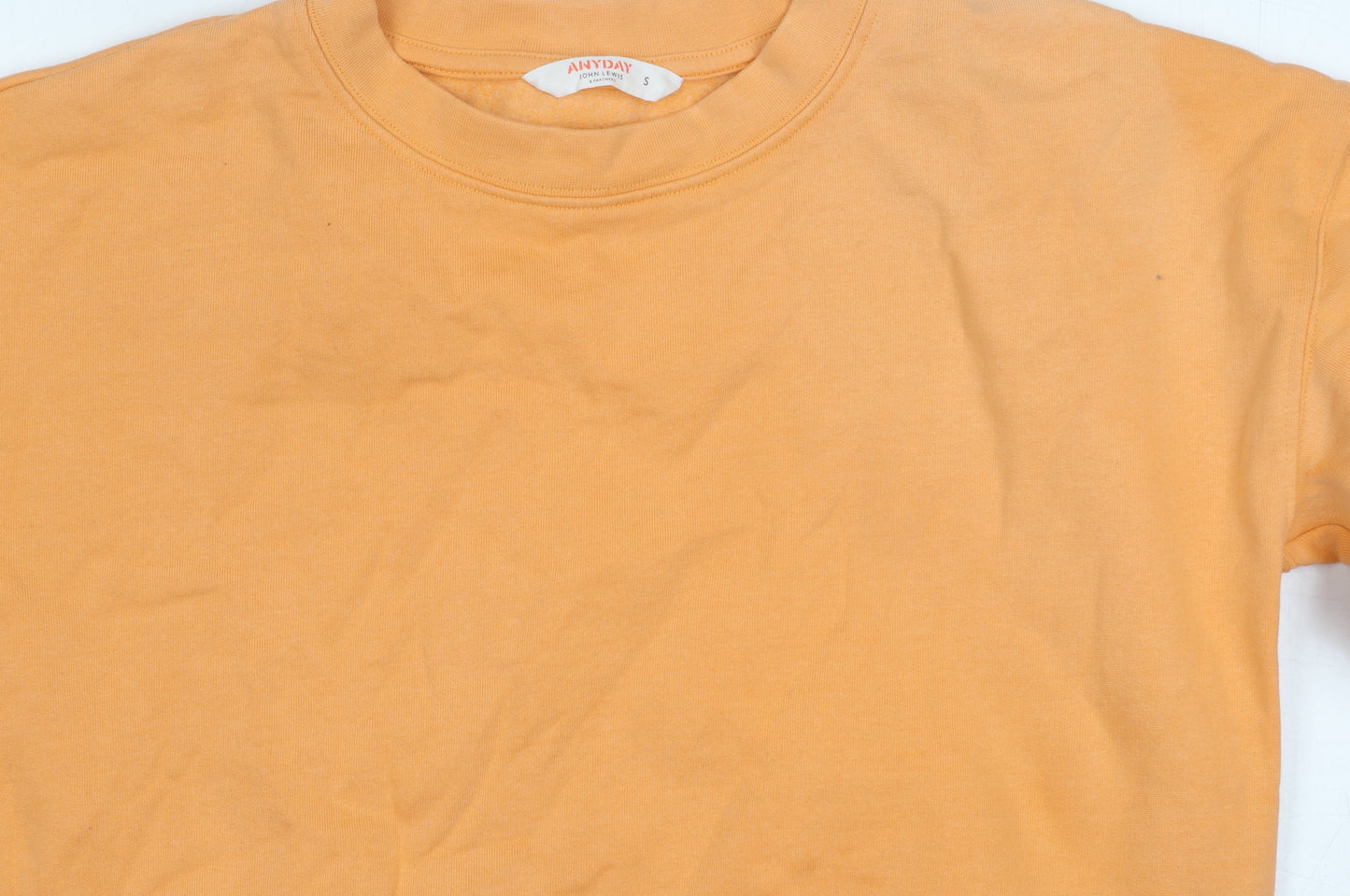 John Lewis Women's Orange Pullover Sweatshirt S