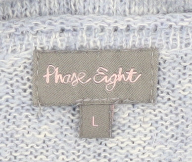 Phase Eight Women's Blue Knit Jumper L