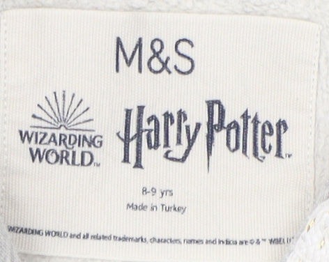 Marks & Spencer Boys Harry Potter Hoodie, Grey, 8-9 Years