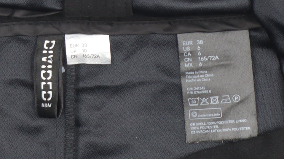 H&M Black Pinafore Dress - Women's Size 10