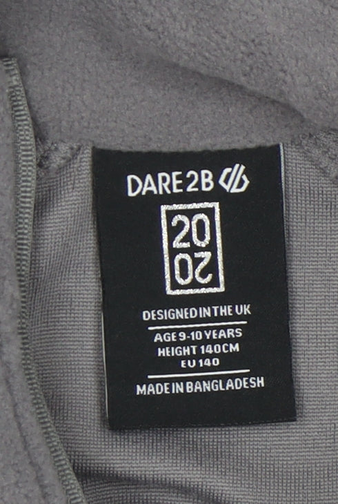 Dare 2b Boys Grey Fleece 1/4 Zip Sweatshirt 9-10 Years