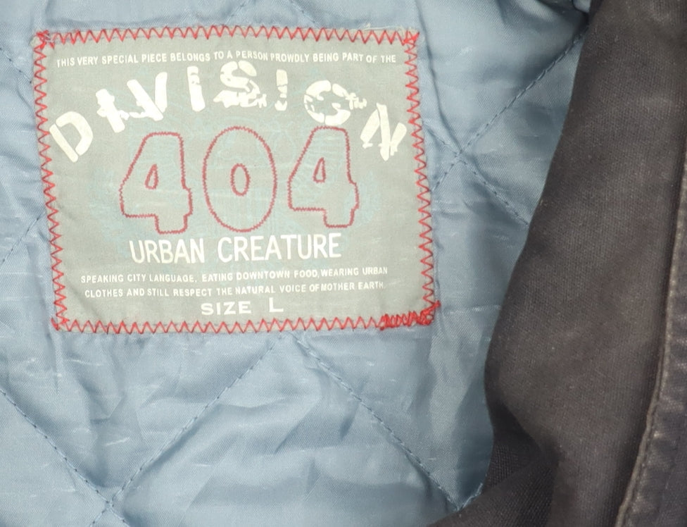 DIVISION 404 Men's Black Urban Jacket Size L