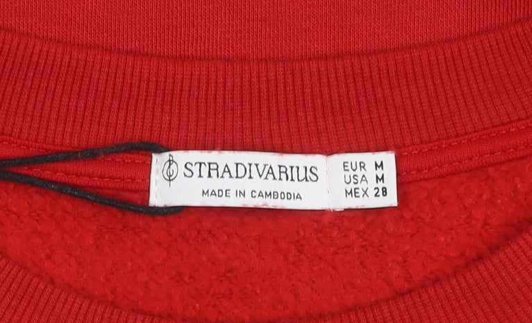 Stradivarius Women's Red Medium Pullover Jumper