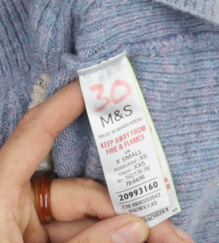 Marks & Spencer Women's XS Striped Jumper
