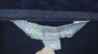 Marks & Spencer Women's Blue Quilted Jacket Size 10