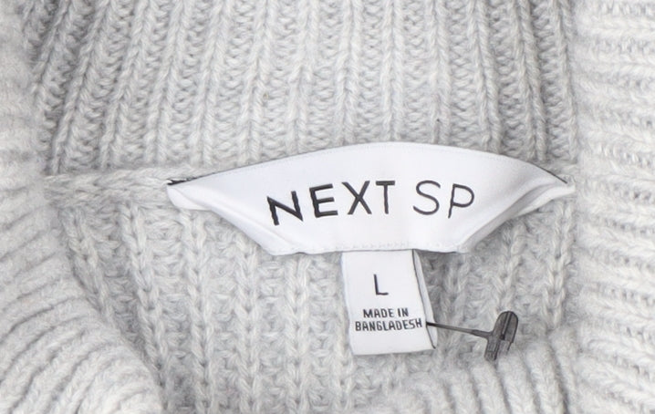 Next Women’s Grey Roll Neck Pullover Jumper L