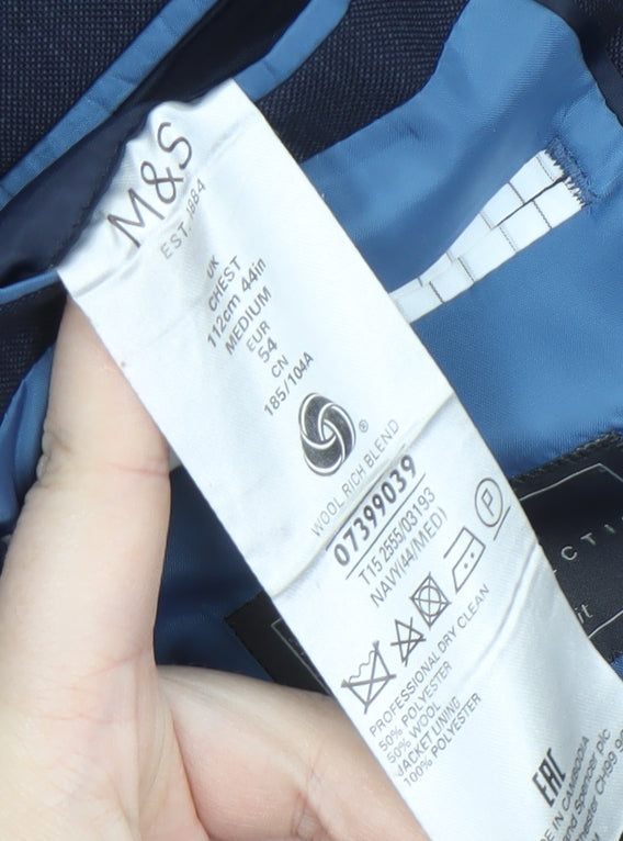 Marks & Spencer Men's Blue Blazer 44R