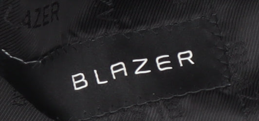 Blazer Men's Grey Jacket 44 Regular Fit, Two-Button