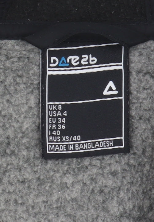 Dare 2b Women’s Black Grey Hooded Jacket Size 8